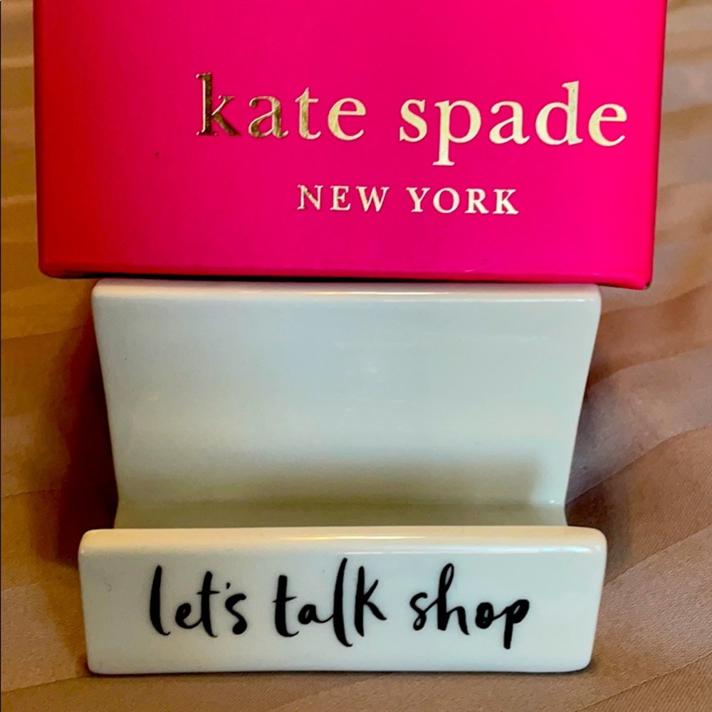 Kate Spade Lenox Ceramic Business Card Holder